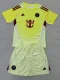 25-26 Inter Miami Light Yellow GoalKeeper Kids Soccer Jersey