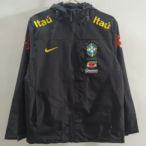 25-26 Brazil Black Windbreaker