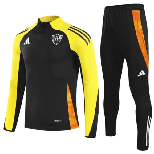 25-26 Atletico Mineiro Black Half Pull Tracksuit (半拉链)