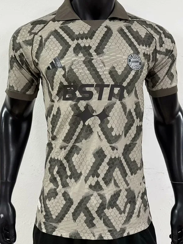 25-26 Bayern Grey Joint Edition Player Version Soccer Jersey