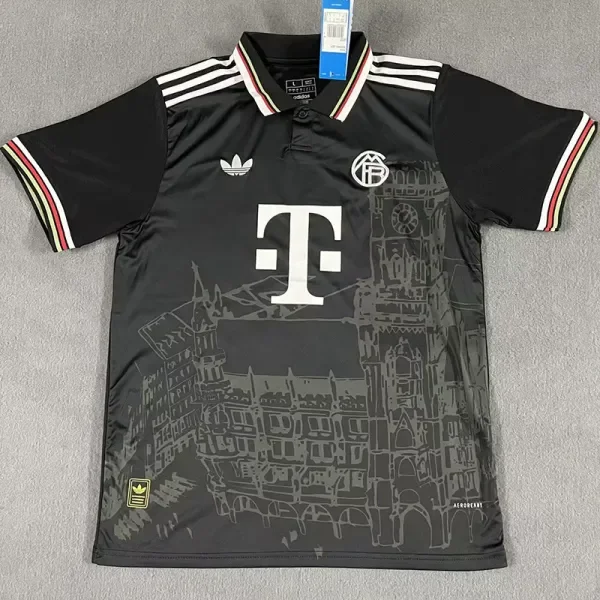 25-26 Bayern Special Edition Black Polo Short Sleeve