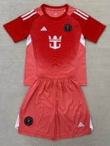 25-26 Inter Miami Orange GoalKeeper Kids Soccer Jersey