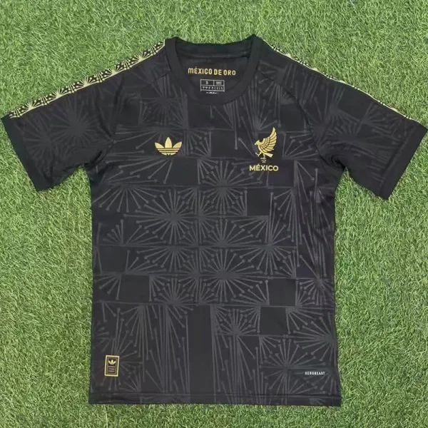 25-26 Mexico Black Training Shirts