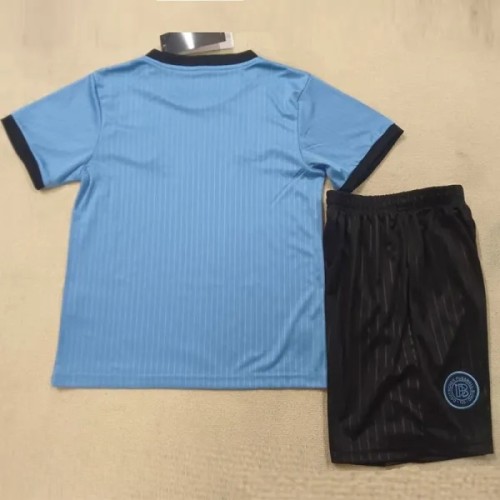 25-26 Germany 125th Anniversary Blue Kids Soccer Jersey