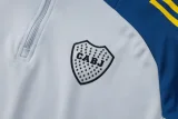 25-26 Boca Juniors Grey Half Pull Tracksuit (半拉链)