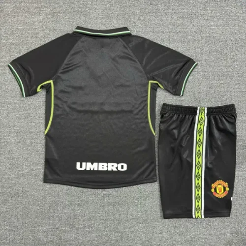 1998 Man Utd Third Kids Retro Soccer Jersey
