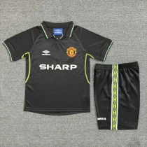 1998 Man Utd Third Kids Retro Soccer Jersey