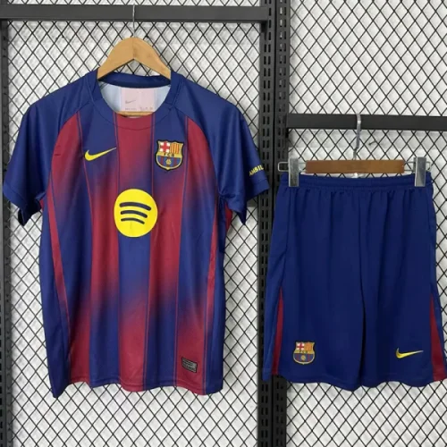 25-26 BAR Red Home Kids Soccer Jersey