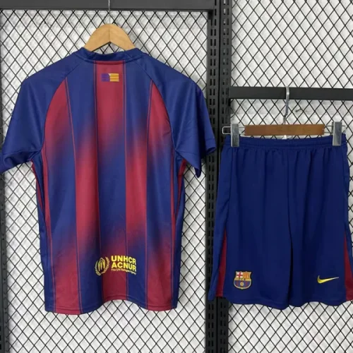 25-26 BAR Red Home Kids Soccer Jersey