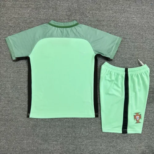2016 Portugal Away Kids Retro Soccer Jersey