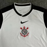 25-26 Corinthians White Fans Soccer Jersey