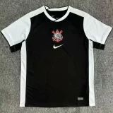 25-26 Corinthians Black Fans Soccer Jersey