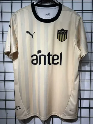 25-26 Atletico Penarol Beige Fans Soccer Jersey