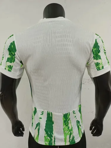 25-26 Nigeria Green White Player Version Soccer Jersey