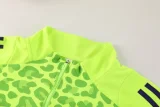 2025 AD Fluorescent green Half Pull Tracksuit #AB08 (半拉链)