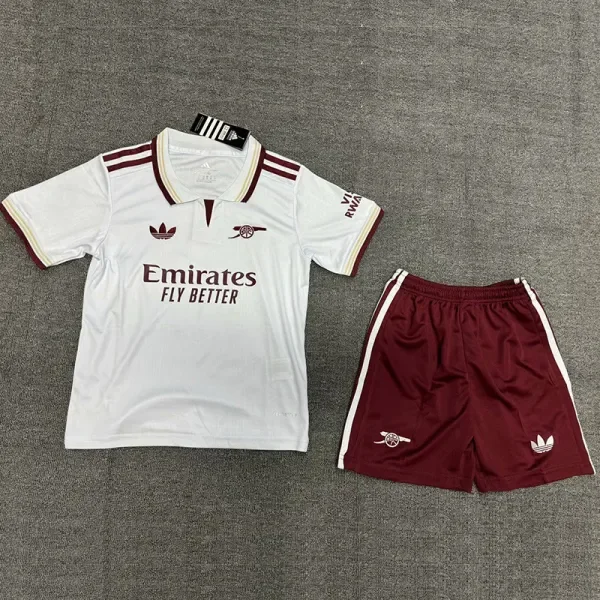 25-26 ARS White Kids Soccer Jersey