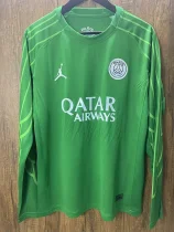 24-25 PSG Green Goalkeeper Long Sleeve Soccer Jersey (长袖)