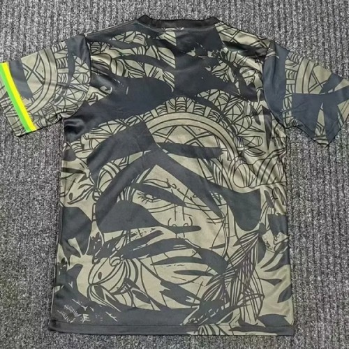 25-26 Brazil Grey Black Special Edition Fans Soccer Jersey