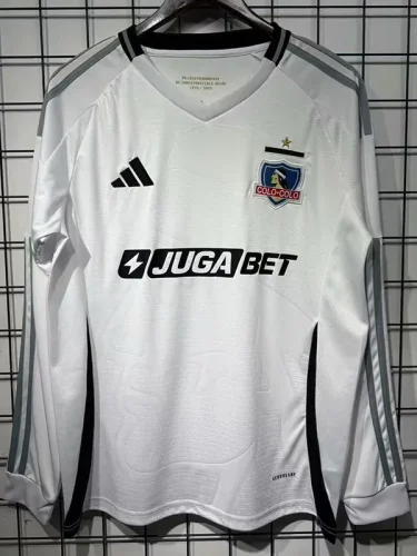 25-26 Colo-Colo Home Long Sleeve Soccer Jersey (长袖)