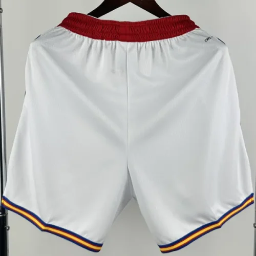 24-25 WARRIORs White Retro Top Quality NBA Pants