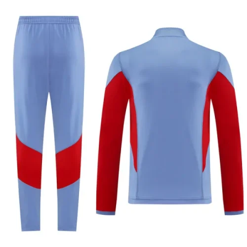 24-25 Cruzeiro Blue grey Half Pull Tracksuit (半拉链)