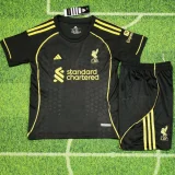 25-26 LIV Black Kids Soccer Jersey