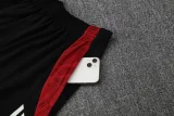 25-26 Man Utd Black red Training Short Suit