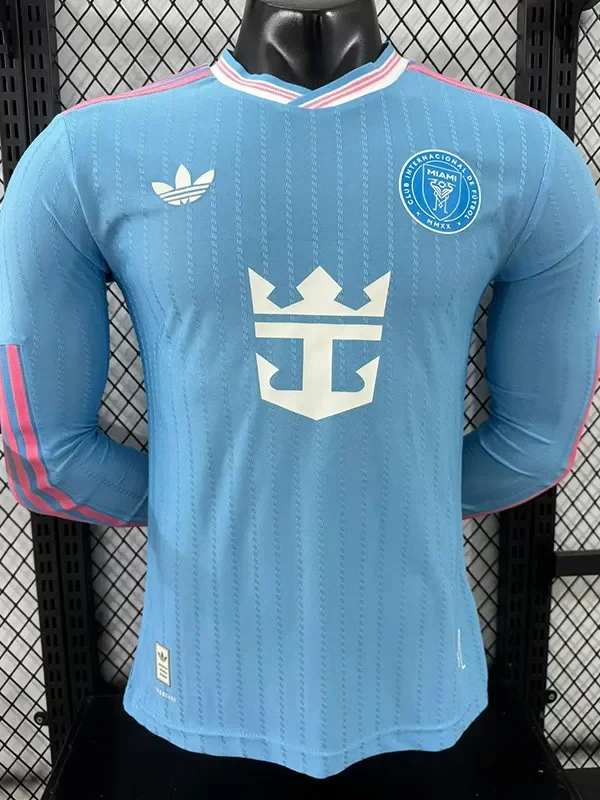25-26 Inter Miami Third Long sleeve Player Version Soccer Jersey (长袖球员)
