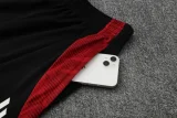 25-26 Man Utd Black red Tank top and shorts suit