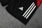 25-26 Man Utd Black red Tank top and shorts suit