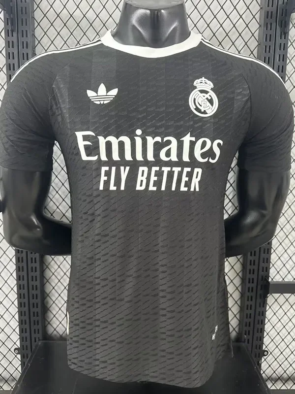 25-26 RMA Black GoalKeeper Player Version Soccer Jersey