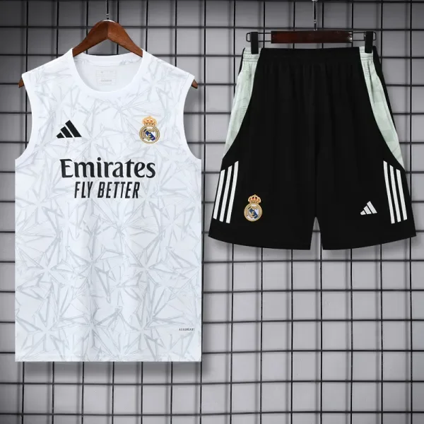 25-26 RMA White Tank top and shorts Suit