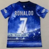 25-26 RMA RONALDO #7 Blue Special Edition Fans Soccer Jersey