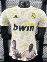 25-26 RMA White Yellow Special Edition Player Version Training shirts