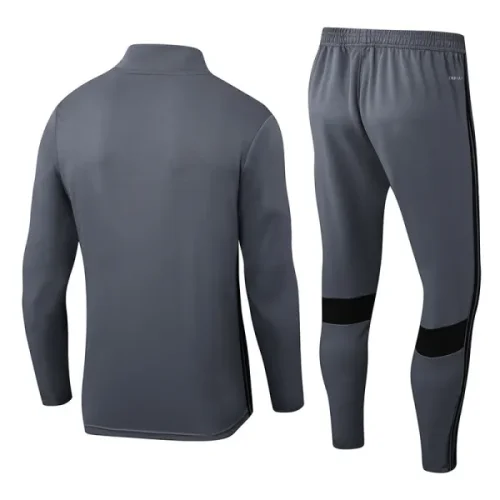 2025 AD Grey Half Pull Tracksuit #07(半拉链)