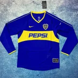 2003-2004 Boca juniors Home Long Sleeve Retro Soccer Jersey (长袖)