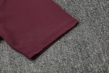 25-26 Bayern Brown Red Polo Tracksuit