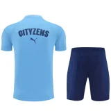 25-26 Man City Light blue Training short suit
