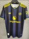25-26 Man Utd Black Blue Fans Soccer Jersey