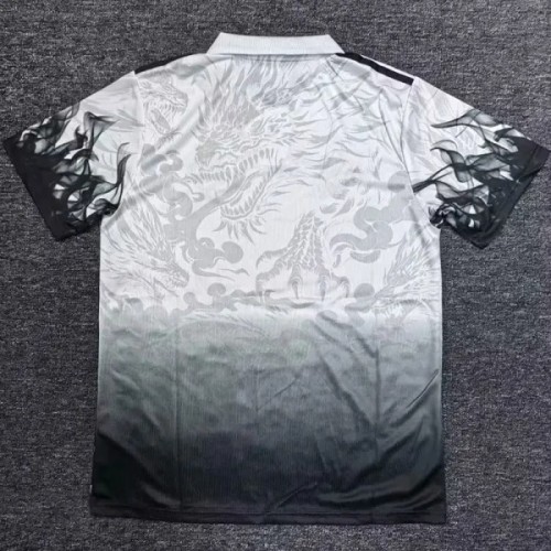 25-26 RMA Black white Polo short sleeve *龙