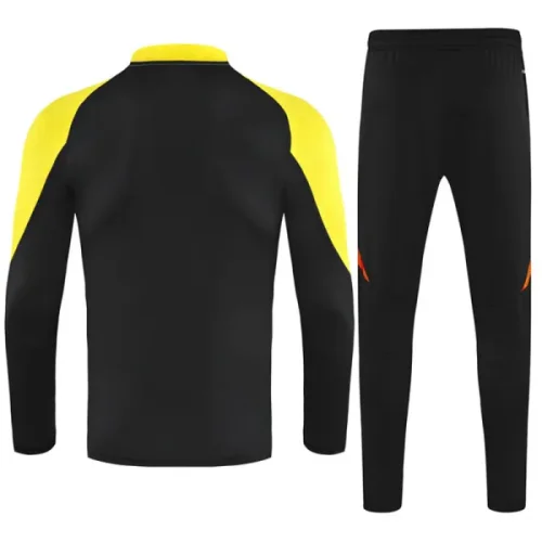 25-26 Atletico Mineiro Black Kids Half Pull Tracksuit (重装)(半拉链)