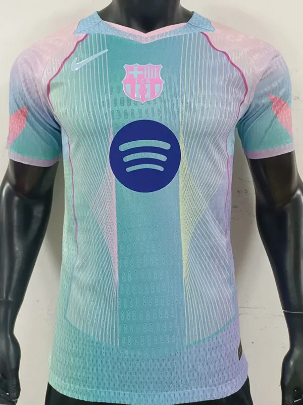 25-26 BAR Pink Blue Special Edition Player Version Pink Training Shirts
