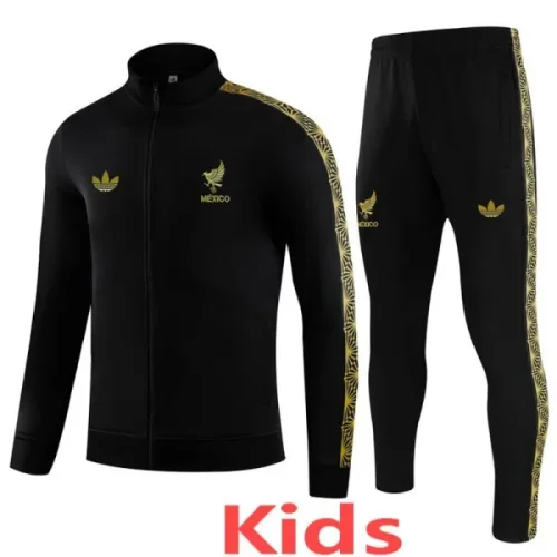 25-26 Mexico Black Kids lacket Tracksuit