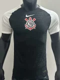 25-26 Corinthians Black Player Version Soccer Jersey