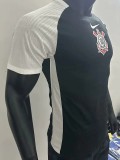 25-26 Corinthians Black Player Version Soccer Jersey