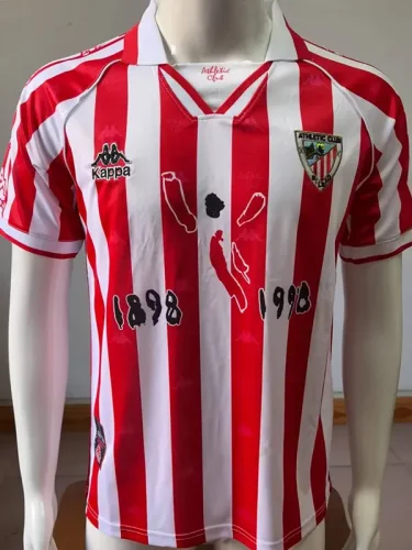 1997-1999 Bilbao Home Retro Soccer Jersey