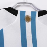 2022-2023 Argentina Home Retro Soccer Jersey *2星