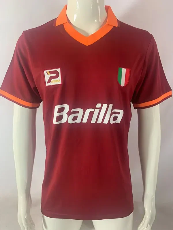 1983-1984 Roma Home Retro Soccer Jersey