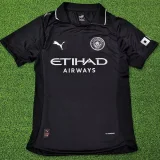 25-26 Man City Black Player Version Soccer Jersey