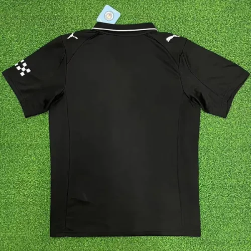 25-26 Man City Black Fans Soccer Jersey